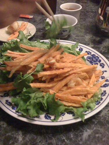 Fried sweet potatoes